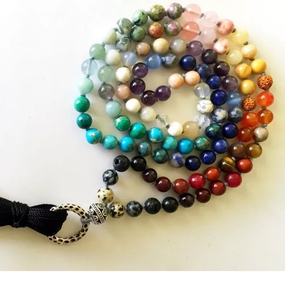 Multicolor Chakra Necklace - Picture 7 of 8